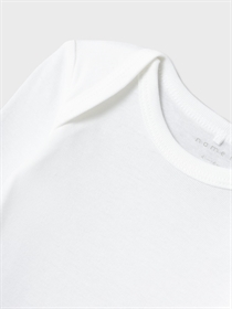 NAME IT 2-Pak Langærmet Body Bright White